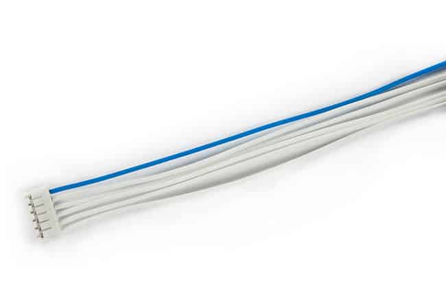 CONNECTOR PLUG BLU 28-26AWG LEAD