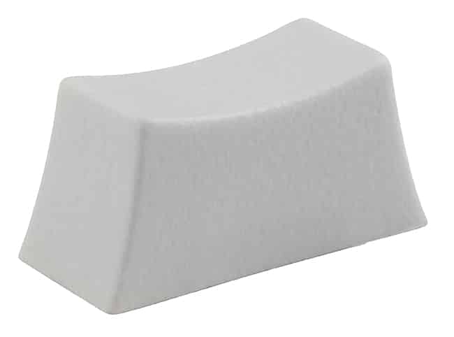 CAP ROCKER RECTANGULAR WHITE