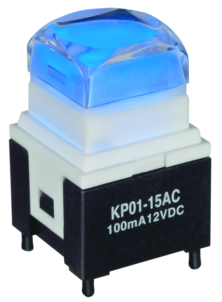 CAP PUSHBUTTON ROUND BLACK