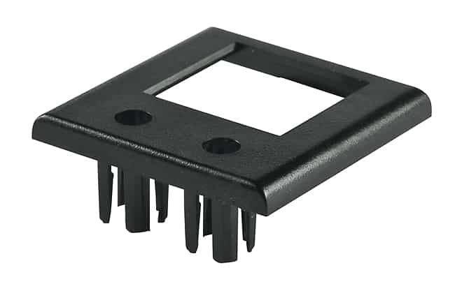 HARDWARE BEZEL W/2 AT617LED BLCK