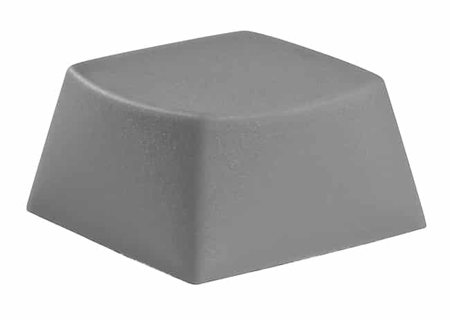 CAP TACTILE SQUARE GRAY