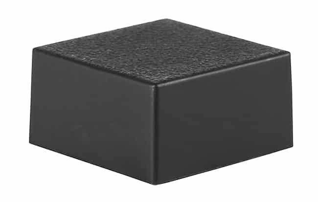 CAP TACTILE SQUARE BLACK