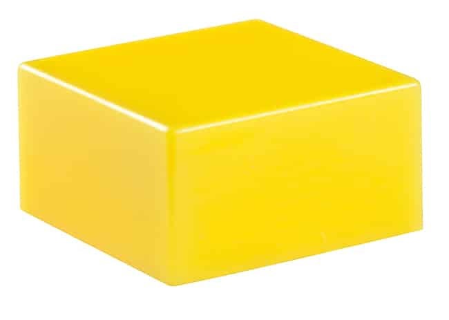 CAP TACTILE SQUARE YELLOW