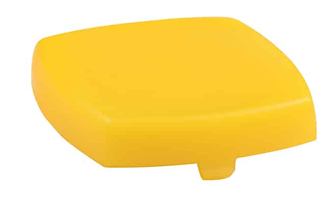 CAP TACTILE SQUARE YELLOW