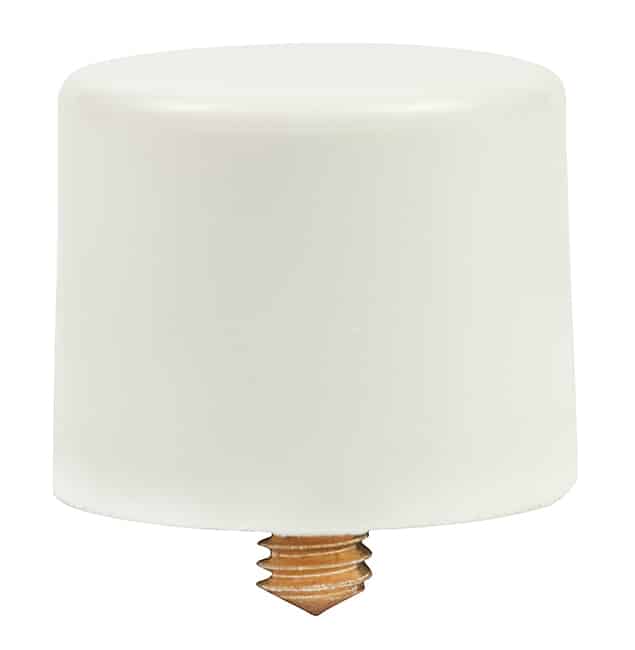 CAP PUSHBUTTON ROUND WHITE