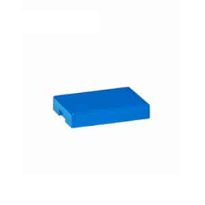 CAP PUSHBUTTON RECTANGULAR BLUE