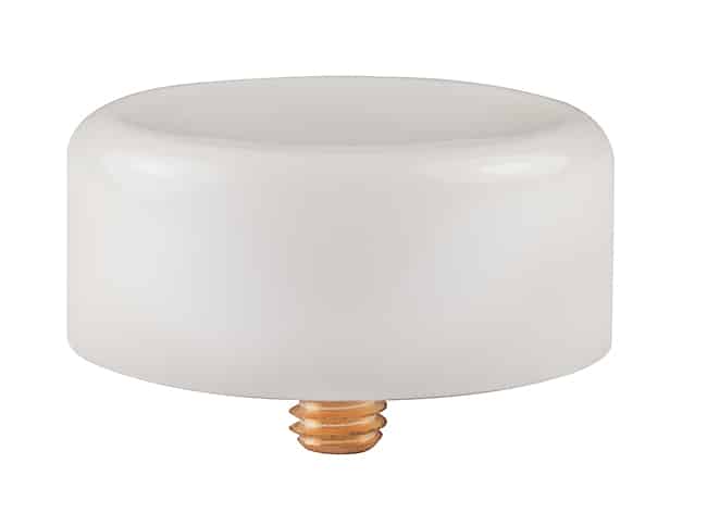 CAP PUSHBUTTON ROUND WHITE