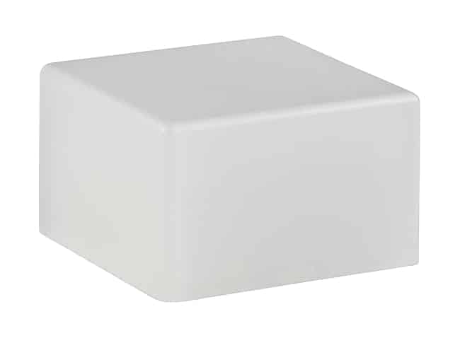 CAP TACTILE SQUARE FROSTED WHITE