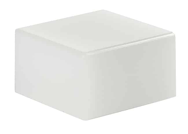 CAP TACTILE SQUARE WHITE