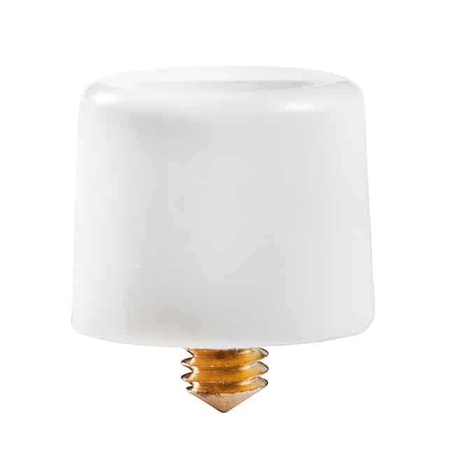 CAP PUSHBUTTON ROUND WHITE