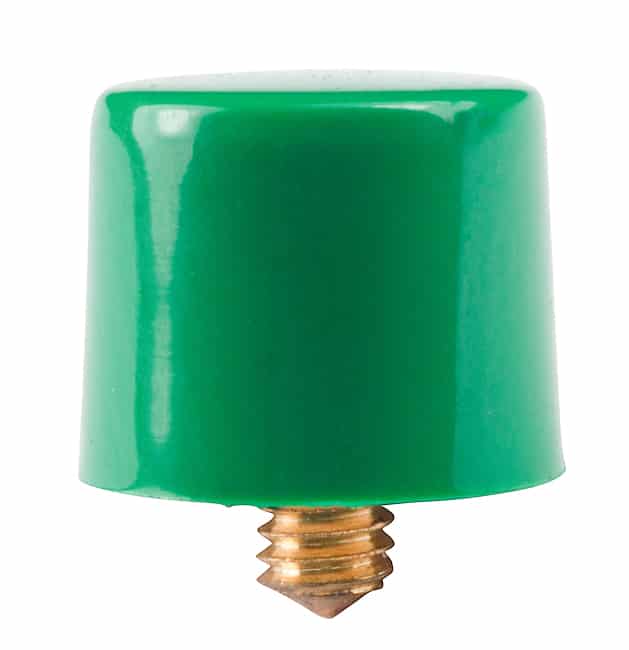 CAP PUSHBUTTON ROUND GREEN