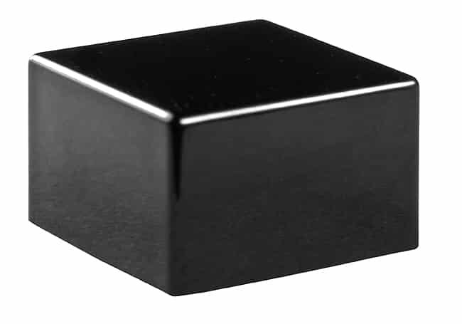 CAP TACTILE SQUARE BLACK