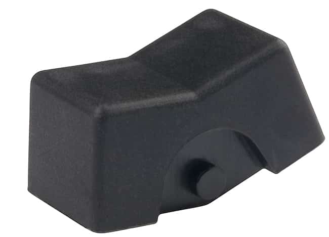 CAP ROCKER RECTANGULAR BLACK