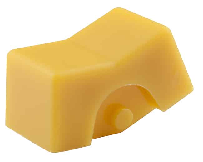 CAP ROCKER RECTANGULAR YELLOW