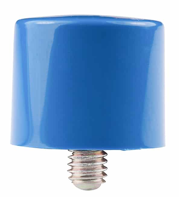CAP PUSHBUTTON ROUND BLUE