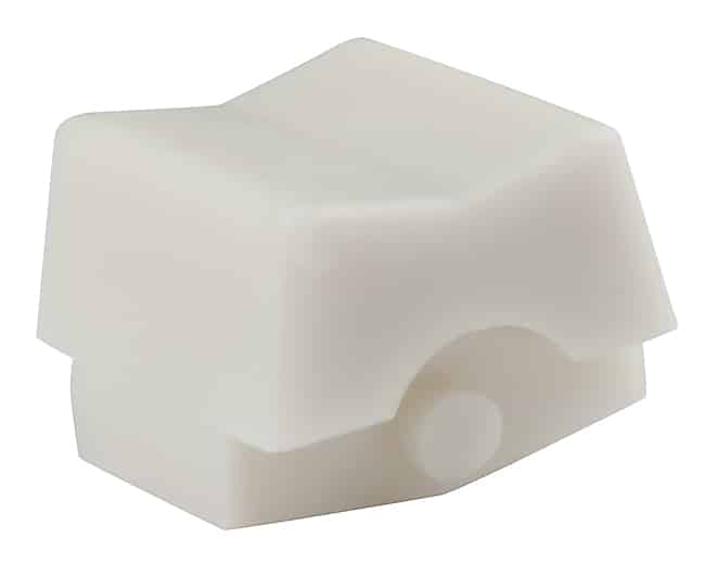 CAP ROCKER RECTANGULAR WHITE