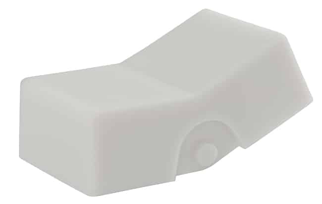 CAP ROCKER RECTANGULAR WHITE