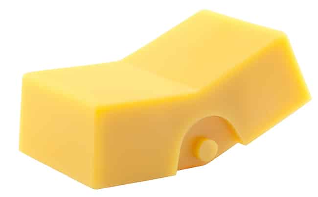 CAP ROCKER RECTANGULAR YELLOW