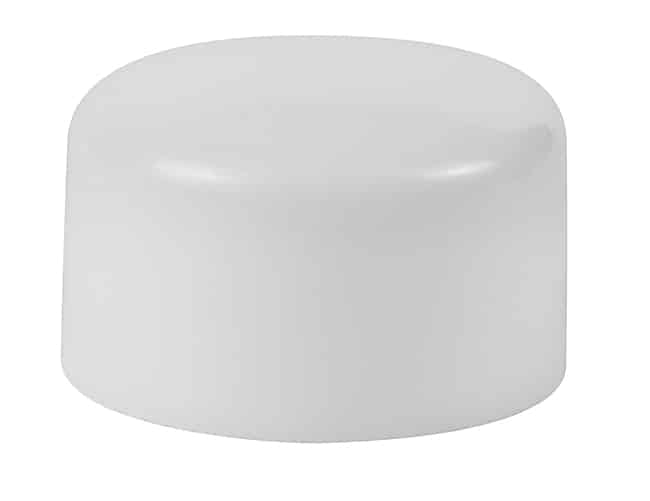 CAP PUSHBUTTON ROUND WHITE