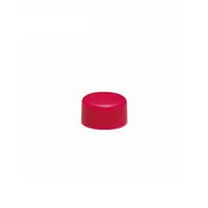 CAP PUSHBUTTON ROUND RED