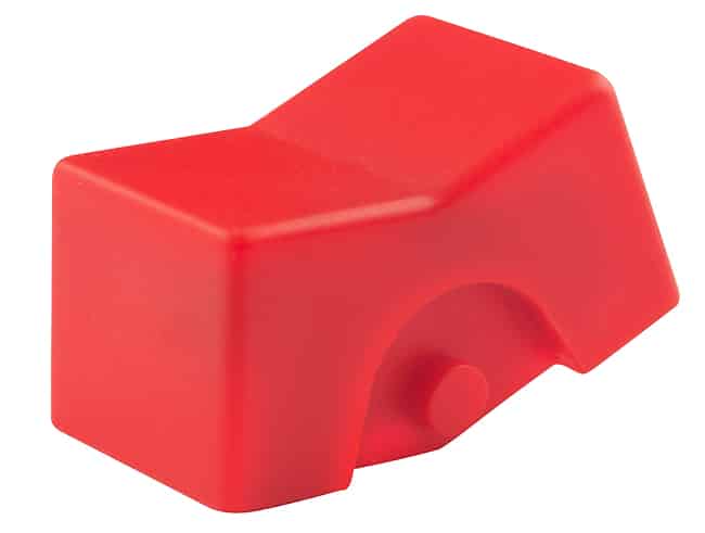 CAP ROCKER RECTANGULAR RED