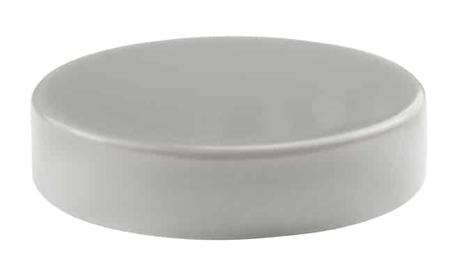 CAP PUSHBUTTON ROUND GRAY