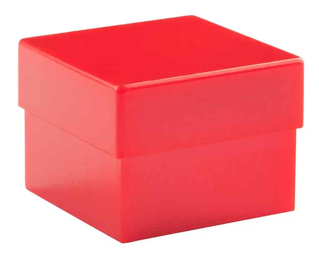 CAP PUSHBUTTON SQUARE RED
