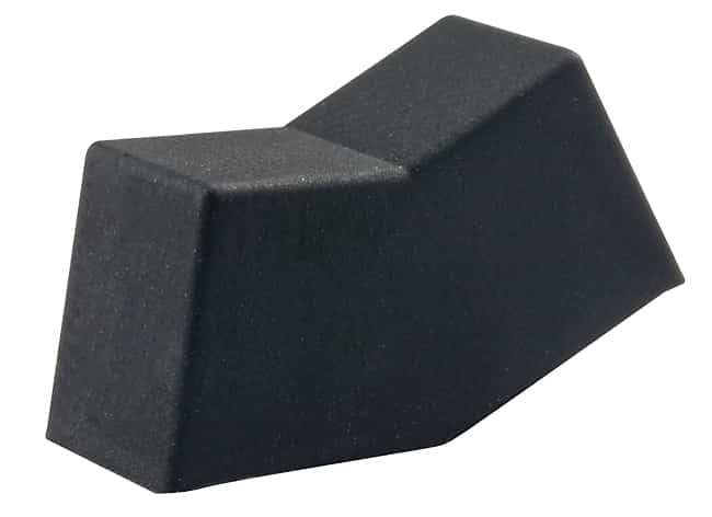 CAP ROCKER RECTANGULAR BLACK