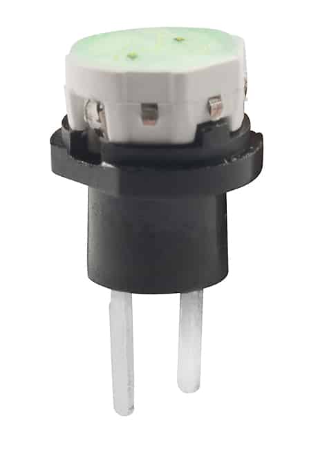 LED 1 ELEMNT GRN 5V T1 1/4 BIPIN