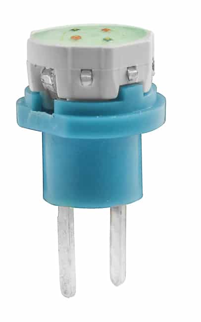 LED QUAD ELEMENT W/RES 12V GREEN