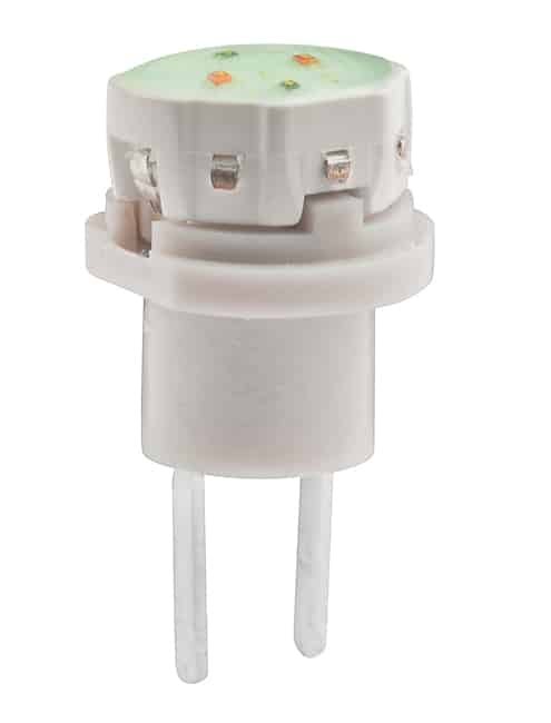 LED QUAD ELEMENT W/RES 24V GREEN