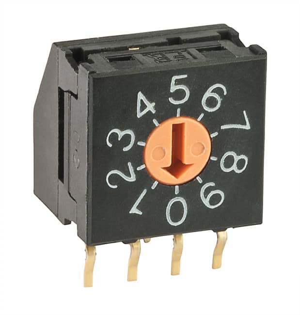 SWITCH ROTARY DIP BCD 100MA 5V