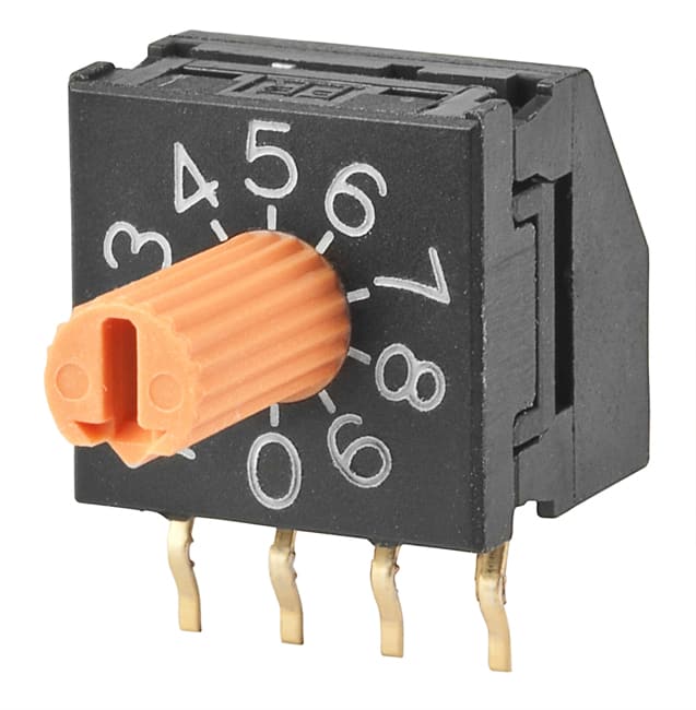 SWITCH ROTARY DIP BCD 100MA 5V