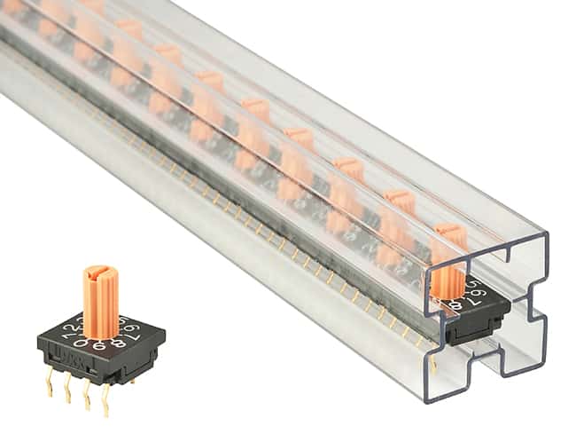 SWITCH ROTARY DIP BCD 100MA 5V