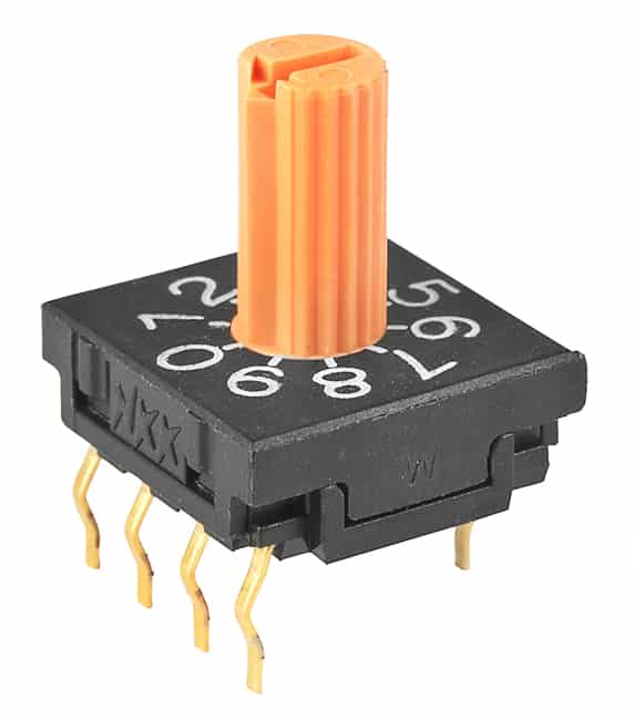 SWITCH ROTARY DIP BCD 100MA 5V