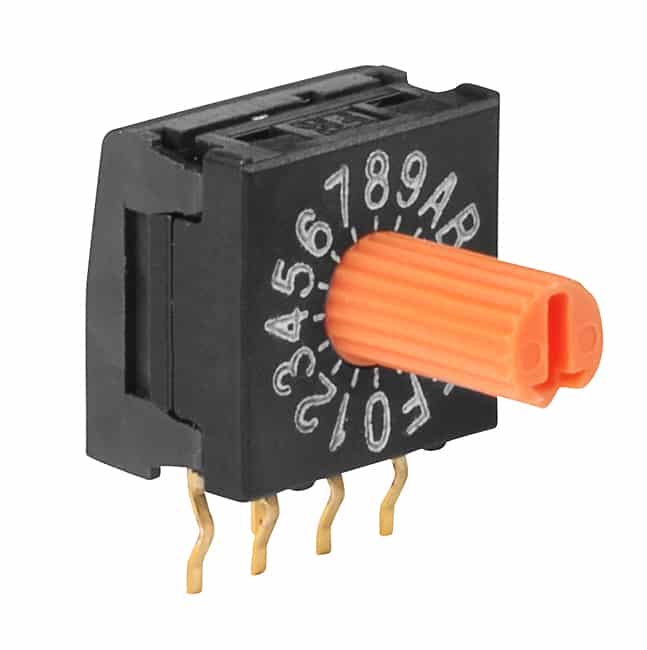 SWITCH ROTARY DIP HEX 100MA 5V