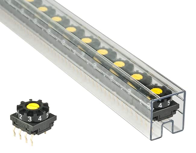 SW ROTARY DIP BCD COMP 100MA 5V