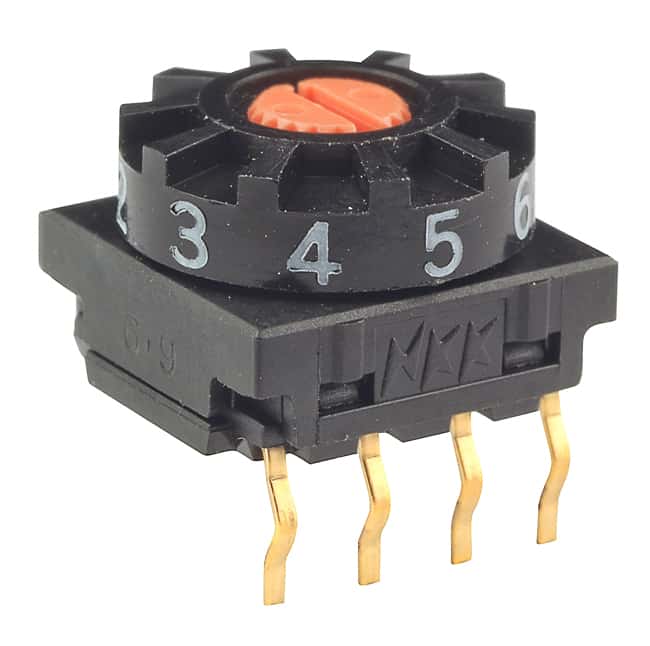 SWITCH ROTARY DIP BCD 100MA 5V