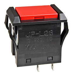 SWITCH PUSH DPST 16A 125V