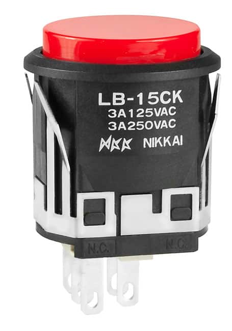 SWITCH PUSHBUTTON SPDT 3A 125V