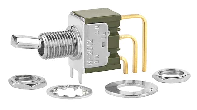 Angle PC Mount Miniature Toggle