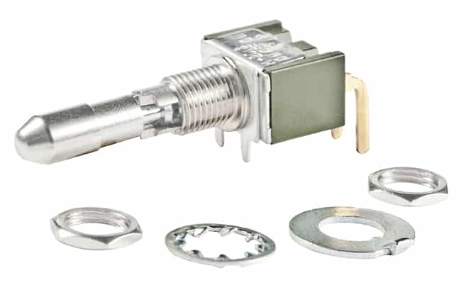 Angle PC Mount Miniature Toggle