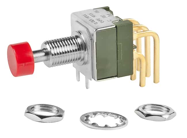 Snap-Action Bracket PC Mount Pushbutton