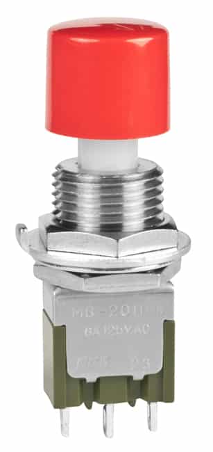 SWITCH PUSHBUTTON SPDT 3A 125V
