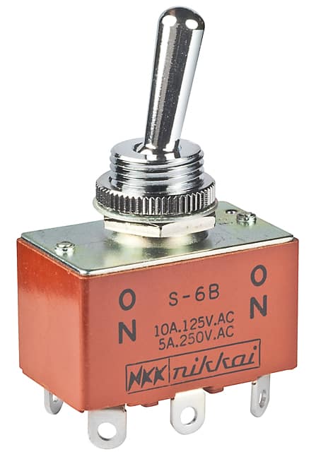 SWITCH TOGGLE DPDT 5A 125V