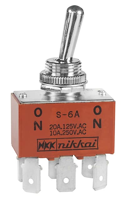Switch Toggle DPDT 20A 125V