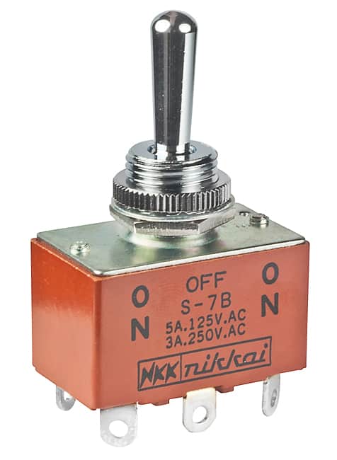 SWITCH TOGGLE DPDT 5A 125V