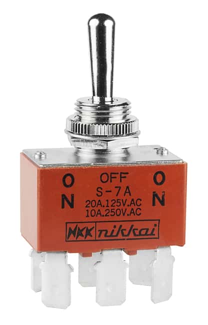 Switch Toggle DPDT 20A 125V