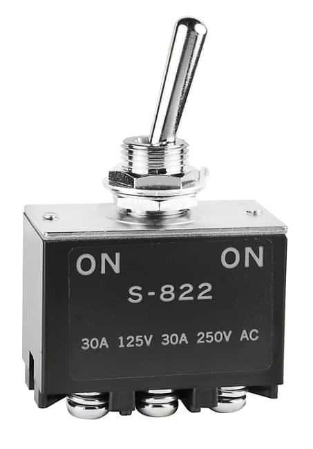 SWITCH TOGGLE DPDT 30A 125V
