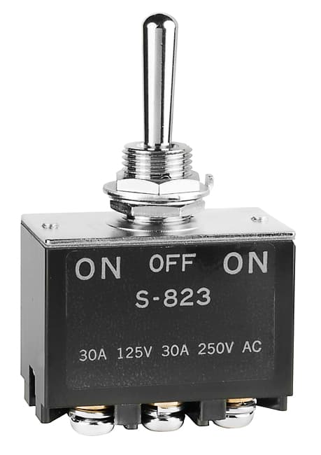 SWITCH TOGGLE DPDT 30A 125V